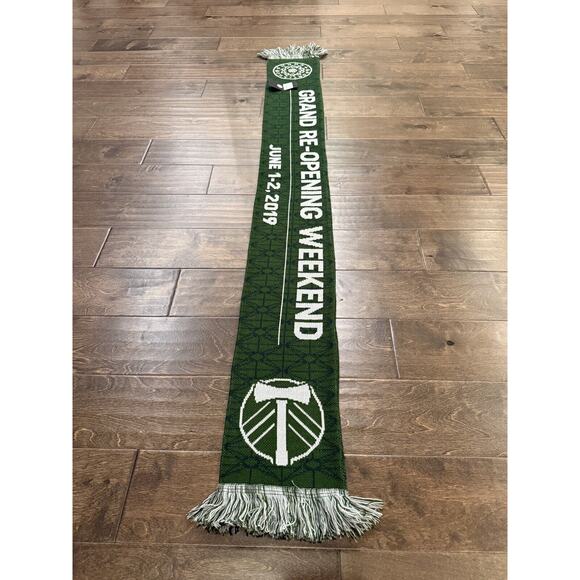 MLS Portland Timbers Scarf Grand ReOpening Weekend 2019 Providence Park 64x7 NWT - Picture 5 of 9